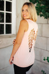 Angelina Tank in Soft Pink