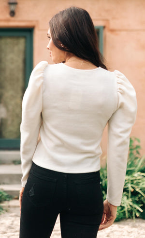 Very Pretty Top in Ivory