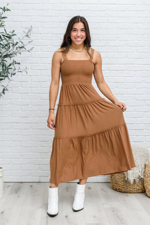 Calm Morning Tiered Dress