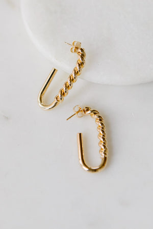All About U Earrings in Gold