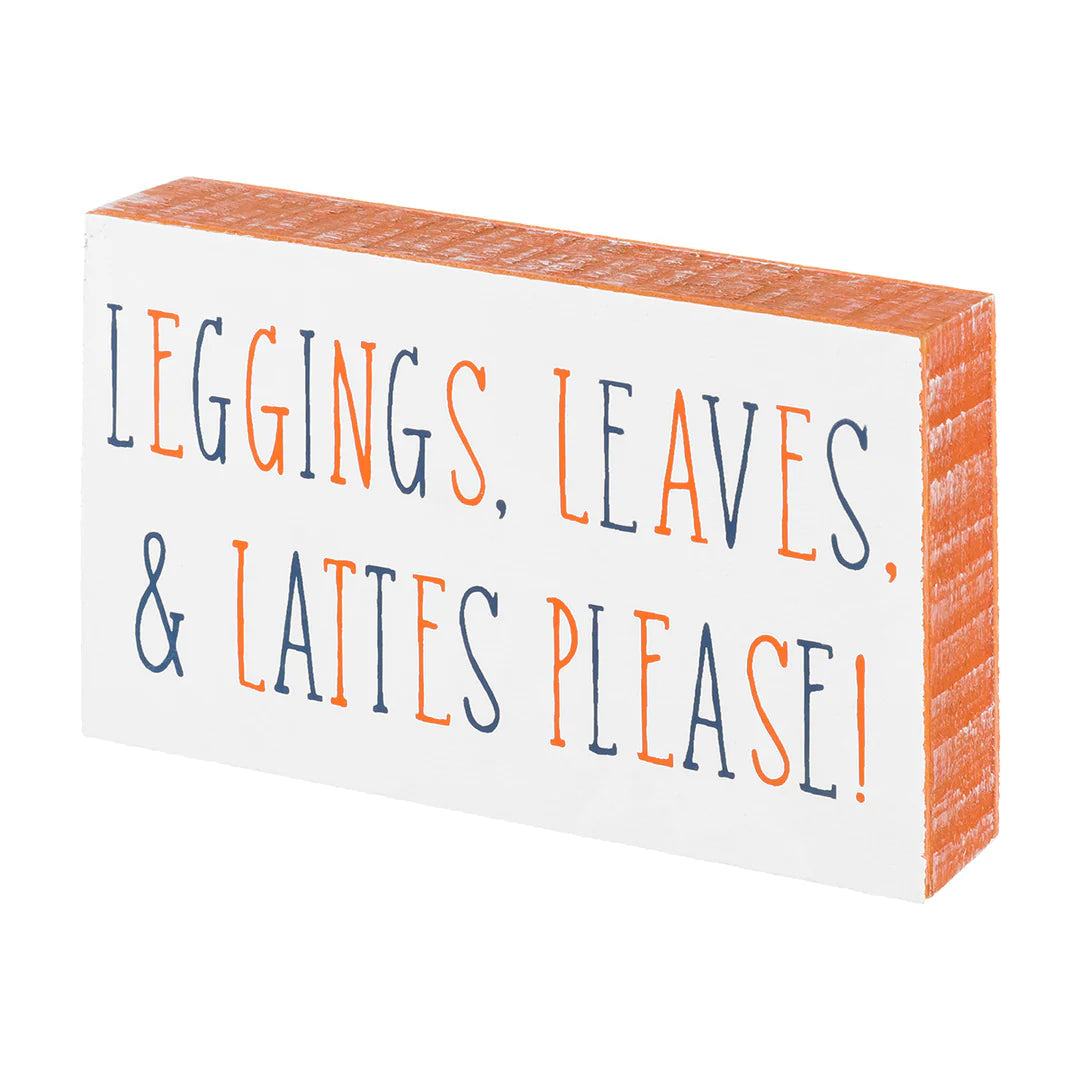 PREORDER: Leggings and Lattes Block