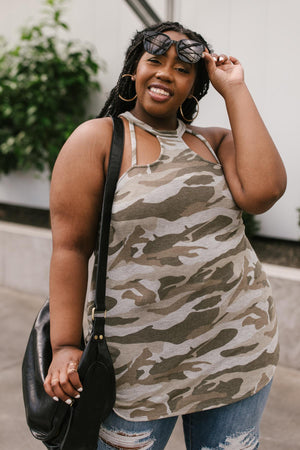 Drop and Give Me: Camo Tank