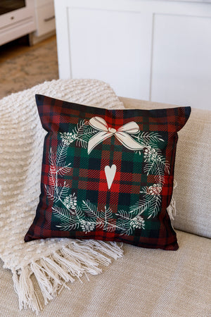 Holiday Wreath Pillow Case