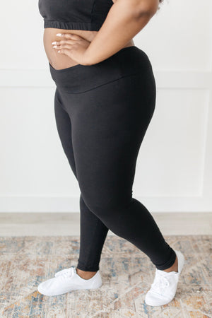 Lucy Lounging Leggings in Black
