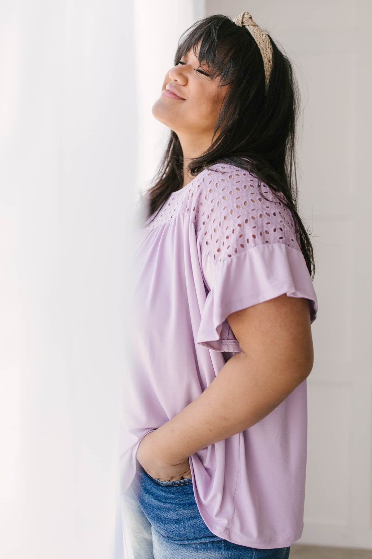 Mabel Top in Lilac