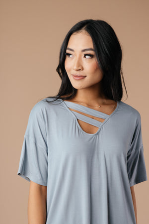 Parallel Universe Top In Gray