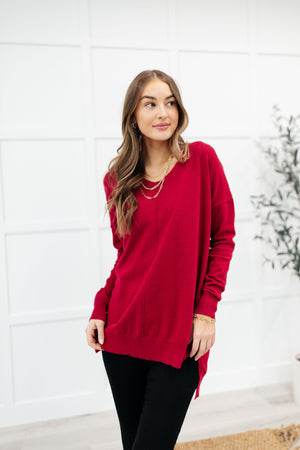 Red Carpet Tunic Top