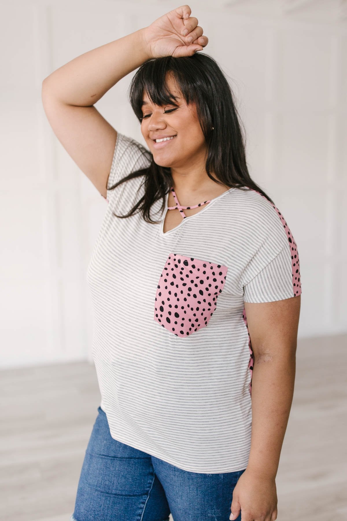 Spotty Connection Top