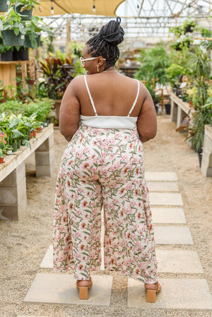 Starting To Bloom Pants In Ivory