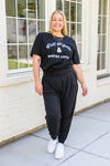 The Motive Slouch Joggers In Black