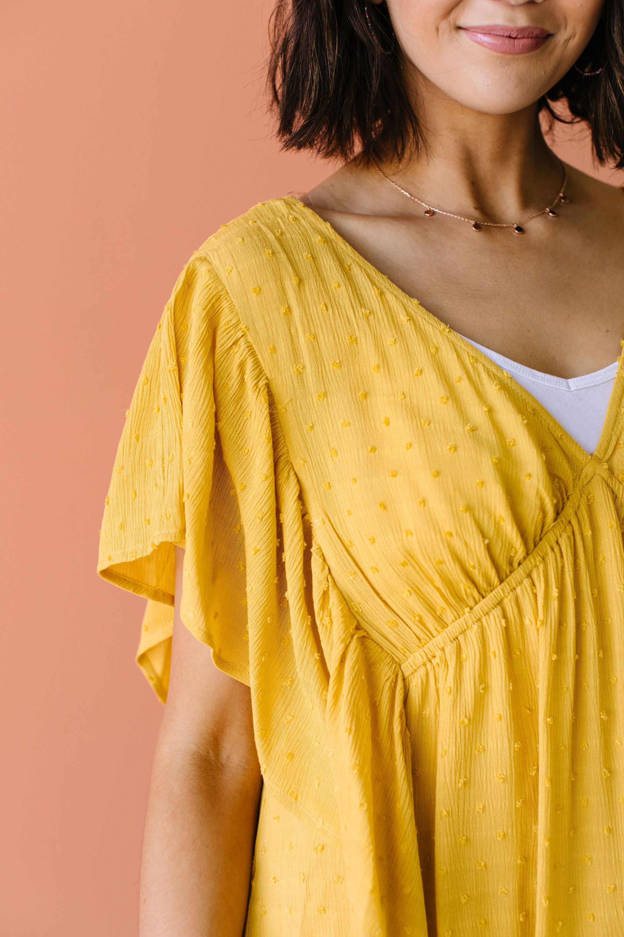 Fly Away Home Blouse In Honey