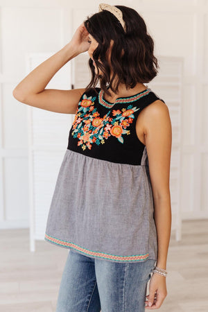 Harmony Top in Charcoal